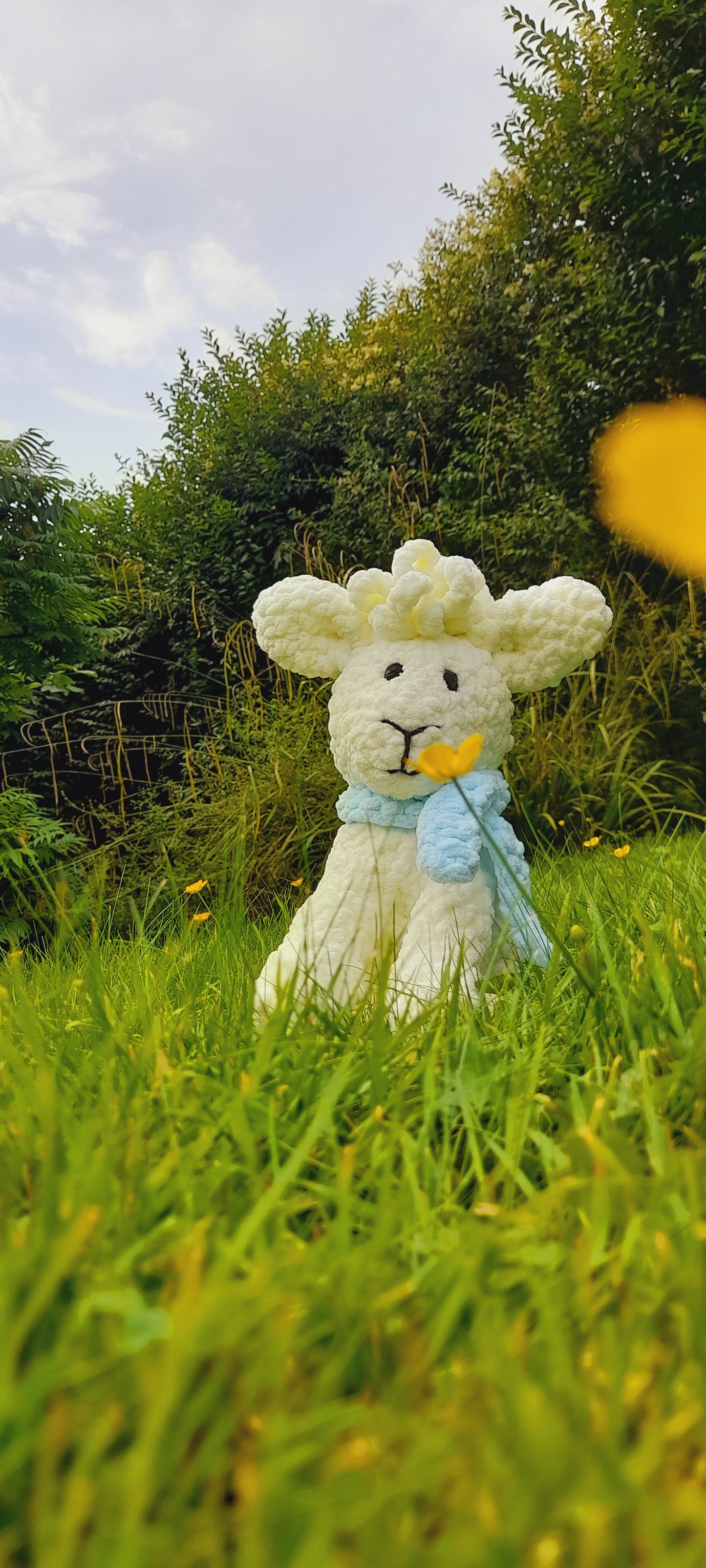 Handmade Sheep Stuffed Toy | Pink/Blue Baby Gift | Irish Gift