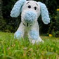 Handmade Dog Stuffed Toy Pink/Blue